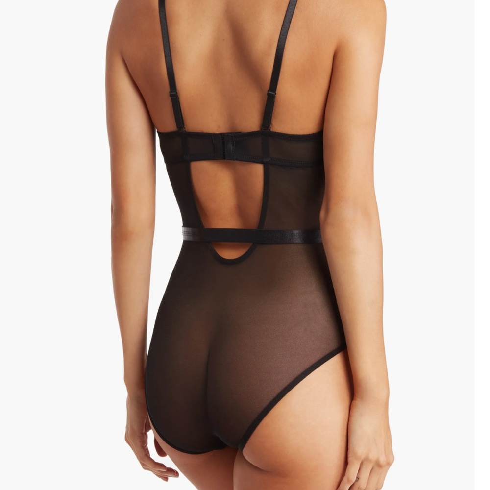 Secret Lace Sequin Panel Bodysuit - Picture 3 of 5